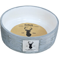 Boony "Est 1941" Boony "Est 1941" eetbak steen wicker grey, 18 cm.