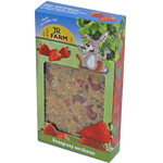 JR Farm JR Farm knaagdier knaag-reep aardbei, 125 gram. 10931