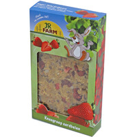 JR Farm JR Farm knaagdier knaag-reep aardbei, 125 gram. 10931