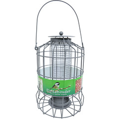 Boon pindahouder metaal voor kleine vogels grijs, 24x17 cm.