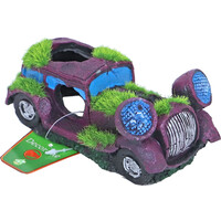 Boon aqua deco Boon Aqua Deco ornament auto met gaten en mos, 15.5x7.5 cm.