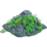 Boon aqua deco Boon Aqua Deco landscape rots met planten corner, 24x12 cm.