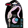 Flexi flexi rollijn NEW COMFORT cord XS rose, 3 meter.