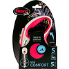 Flexi flexi rollijn NEW COMFORT cord S rood, 5 meter.