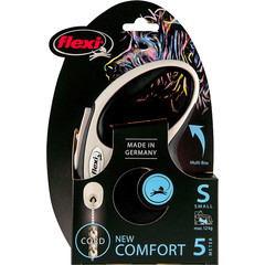 Flexi flexi rollijn NEW COMFORT cord S zwart, 5 meter.