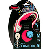 Flexi flexi rollijn NEW COMFORT cord M rood, 5 meter.