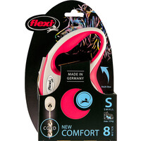 Flexi flexi rollijn NEW COMFORT cord S rood, 8 meter.
