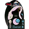 Flexi flexi rollijn NEW COMFORT cord M rose, 8 meter.