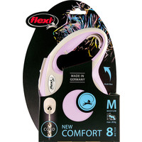 Flexi flexi rollijn NEW COMFORT cord M rose, 8 meter.