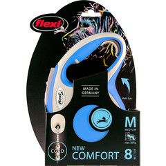 Flexi flexi rollijn NEW COMFORT cord M blauw, 8 meter.