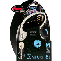 Flexi flexi rollijn NEW COMFORT cord M zwart, 8 meter.