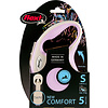 Flexi flexi rollijn NEW COMFORT tape S rose, 5 meter.