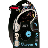 Flexi flexi rollijn NEW COMFORT tape S zwart, 5 meter.