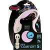 Flexi flexi rollijn NEW COMFORT tape M rose, 5 meter.