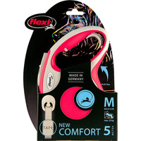 Flexi flexi rollijn NEW COMFORT tape M rood, 5 meter.
