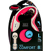 Flexi flexi rollijn NEW COMFORT tape L rood, 8 meter.