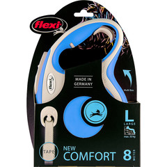 Flexi flexi rollijn NEW COMFORT tape L blauw, 8 meter.