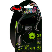 Flexi flexi rollijn BLACK DESIGN cord XS groen, 3 meter.