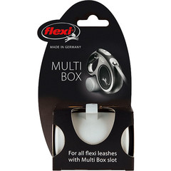 Flexi flexi poepzakhouder/snackbox, grijs.