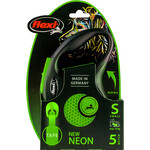 Flexi flexi rollijn NEW NEON tape S groen, 5 meter.