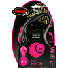 Flexi flexi rollijn NEW NEON tape S roze, 5 meter.