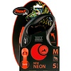 Flexi flexi rollijn NEW NEON tape M oranje, 5 meter.