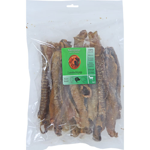 Boony Natuurlijke Snacks Boon Natuurlijke Snack lam, lamsluchtpijp, zak a 250 gram.