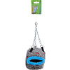 Boon Boon vogelnest hangbaar ton-model bruin/blauw, 14 cm.