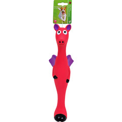 Boon Boon hondenspeelgoed varken latex met vleugels roze, 25 cm.