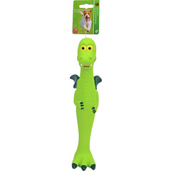 Boon Boon hondenspeelgoed krokodil latex met vleugels groen, 25 cm.
