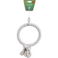 Boon Boon vogelspeelgoed touwring katoen large 1-ring, 27 cm.