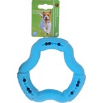 Boon hondenspeelgoed TPR ring drijvend blauw, 15 cm.