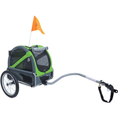 Doggy Ride Doggy Ride fietskar Mini 20, groen/grijs.