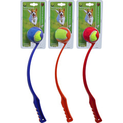 Boon werpstok medium 48cm Incl. tennisbal 6cm.