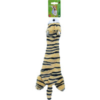 Boon Boon hondenspeelgoed tijger plat pluche bruin/zwart, 35 cm.