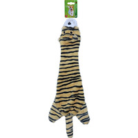 Boon Boon hondenspeelgoed tijger plat pluche bruin/zwart, 55 cm.