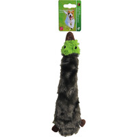 Boon Boon hondenspeelgoed eend plat pluche bruin/groen, 35 cm.