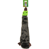 Boon Boon hondenspeelgoed eend plat pluche bruin/groen, 55 cm.