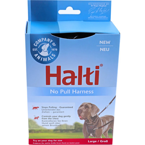 Company of Animals Halti No Pull Harness zwart, large.