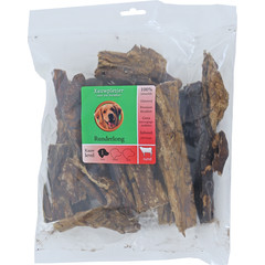 Boony Natuurlijke Snacks Boon Natuurlijke Snack rund, runderlong, zak a 250 gram.