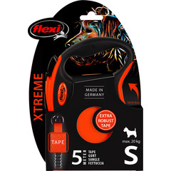 Flexi flexi rollijn XTREME tape S orange, 5 meter.