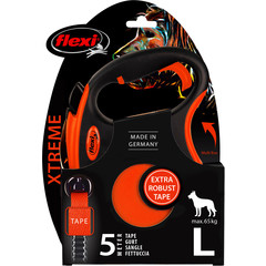 Flexi flexi rollijn XTREME tape L orange, 5 meter.