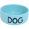Boon Boon eetbak steen DOG mat mintblauw, 12 cm.