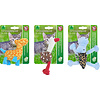 Boon Boon kattenspeelgoed dino/dodo/kroko pluche assorti, 12-15 cm.