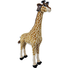 Boony "Natural Decoration" Boony Natural Decoration giraffe pluche staand, 125 cm.