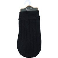 Boony Dog Fashion Boony Dog fashion honden-kabeltrui zwart, 35 cm.
