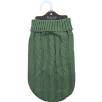 Boony Dog Fashion Boony Dog fashion honden-kabeltrui olijfgroen, 30 cm.