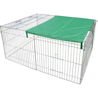 Boon Boon draadren met zonnedoek verzinkt, 144x116x65 cm.