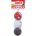 Kong Kong hond Signature Sport balls, medium pak a 3 stuks.