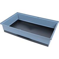 Interzoo Interzoo onderbak met lade Lusi 3/Sonia 3/Iza 3, grijs/zwart.